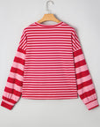 Annika Shoulder Patchwork Sleeve Pullover