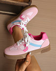 Mila Lace Up Flat Shoes