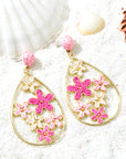 Marley Plaited Plated Waterdrop Earrings