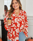 Shelby Print Loose Up PLUS Shirt