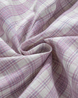 Checker Button-Up Chest Pocket Hooded Shacket