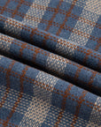 Plaid Corduroy Patchwork Zip-Up Snap-Button Jacket