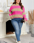 Florence Block Drop Shoulder PLUS Sweater