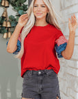 Aspyn Short Puff Sleeve Top