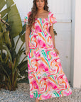 Avery Smocked Bust Maxi Dress