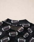 Maci Rugby Mesh Sheer Long Sleeve Top