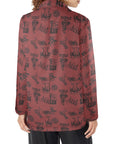 Baha Ranch Burgandy Cowboy Women's Western Blazer