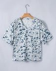 Camo Chest Pocket V-Neck Short Sleeve Tee