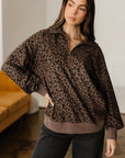 Alaya Quarter Zip Corduroy Sweatshirt