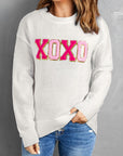 Robin Glitter Print Casual Sweater