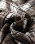 Plaid Flannel Chest Pocket Boyfriend Shacket