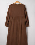 Hallie High Waist Midi PLUS Dress