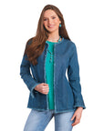 Torey Fringed Denim Jacket