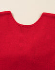 Addison Backless Bubble Sleeve Sweater