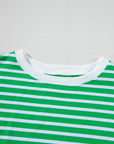 Stripe Cap Sleeve Tee and Shorts Set