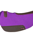 HILASON Western Wool Felt Contoured Horse Saddle Pad W/ Distressed Wear Leather | for Horses