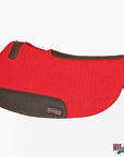 HILASON Western Wool Felt Contoured Horse Saddle Pad W/ Distressed Wear Leather | for Horses