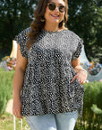Danielle Back Tiered Flowy PLUS Blouse