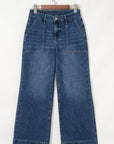 Courtney Cropped High Rise Wide Leg Jeans