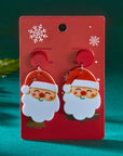 Violeta Father Christmas Dangle Earrings