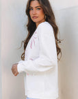 Saratris Drop Shoulder Oversized Sweatshirt