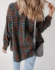 Elizabeth Plaid Print Chest Shirt