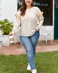 Elizabeth Ruffled arm Sweatshirt