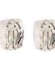 Fiji Isles Blue Turquoise Sterling Silver Clip Earrings