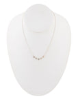 Flag It Marcasite and Silver Necklace