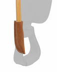 Full Grain Leather Flag Pole Post Saddle Holder For Parades And Ceremonies