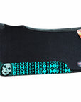 HILASON 31 In X 30 In Western Horse 100% Wool Felt Saddle Pad