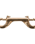 HILASON 2pk 4 In. W. H. Saddle Tk. Double End Snap Solid Brass –