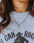 Horseshoe Pendant Necklace