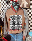 Polaroid Santa collage tee or sweatshirt