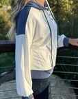 Millie Drawstring Hooded Top