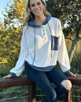Millie Drawstring Hooded Top