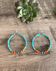 Vibrant Hoop Earrings