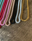 Color chain bike necklace 16 inch