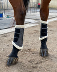 Halter Ego® Gunmetal Glitter Brushing Boots