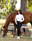 Juliette High Compression Breeches in Black - Premium