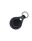 Round Leather Key Chains