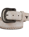 1.5 Woven Laced Belt with Single Buckle - Ceramic Crackle