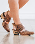 Robin Slingback Mule - Burnt Caramel