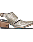 Robin Slingback Mule - Champagne Metallic