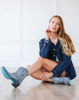 Lexington Bootie - Washed Denim