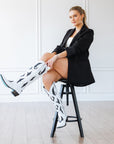 Reverie Knee High Corset - Newsprint