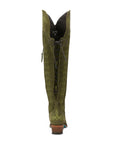 Lexington OTK Corset - Olive Suede