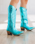 Smokeshow Boot - Turquoise Metallic