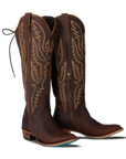 Monica Knee High Corset - Cognac