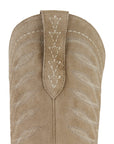 Squash Blossom Boot - Latte Suede